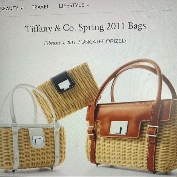 Tiffany & Co. Blaine Wicker Clutch - White - Picture 8 of 11